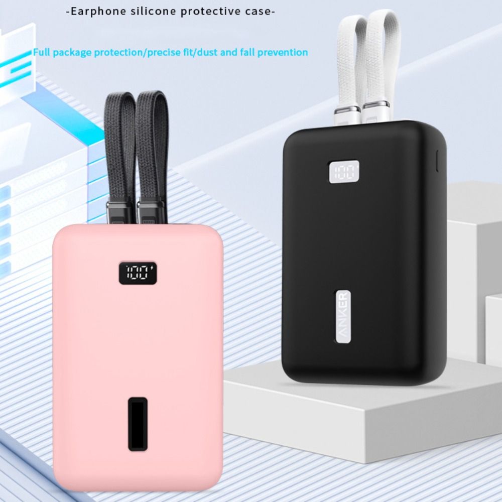 Portable Charger 20000Mah - シリコーンポータブル充電器保護ケース a1681 耐衝撃キャリングオーガナイザーバッグアンチドロップソフトアンカー Zolo 20000mAh 30W