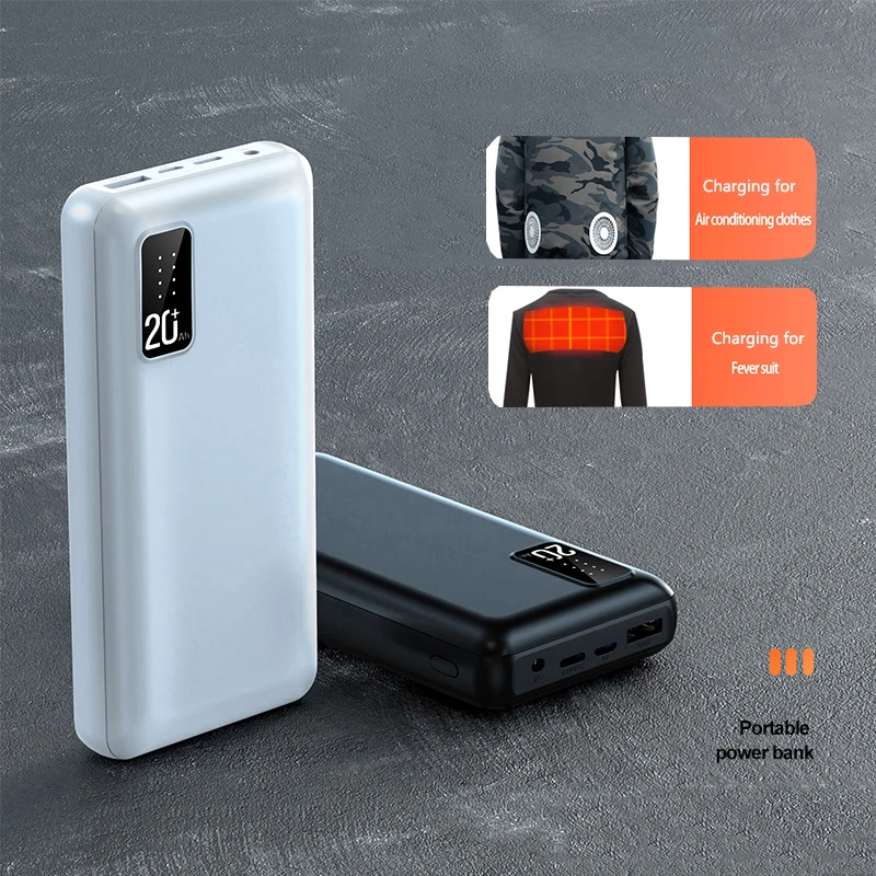 Portable Charger 20000Mah - JayoWade 12V DC出力パワーバンク 20000mAh ポータブル充電器 バッテリーパック