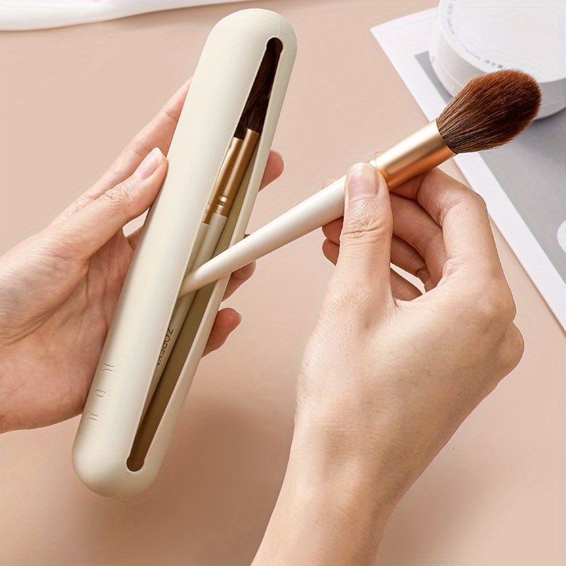 Phone Accessories For Travel - 化粧バッグ化粧ブラシポーチ化粧品オーガナイザートラベルホルダー収納ブラシケースブラシシリコンポルタカネタ