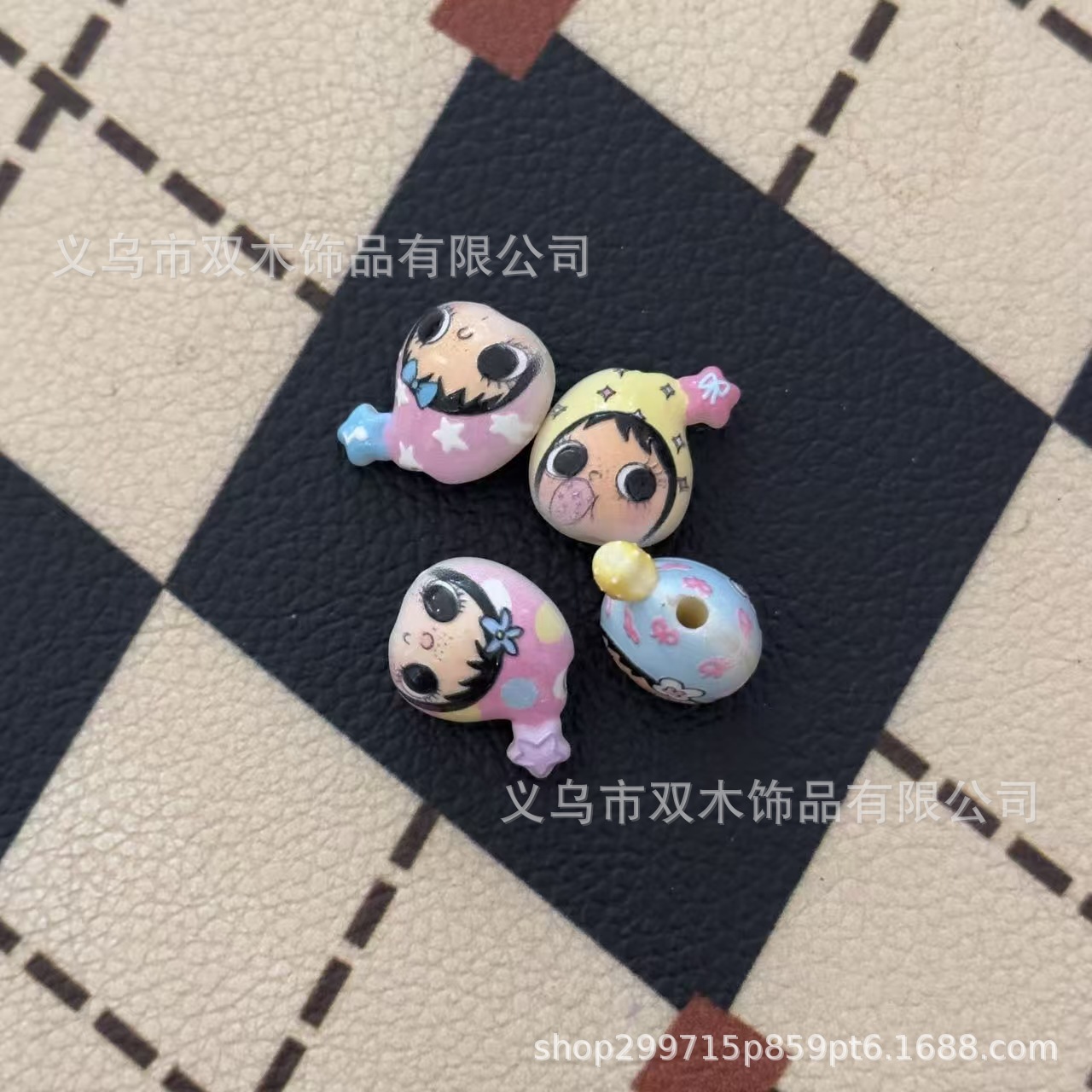 10個入りプリントレリーフスターハットユユアバタービーズDI - Phone Accessories Beads のレビューと価格