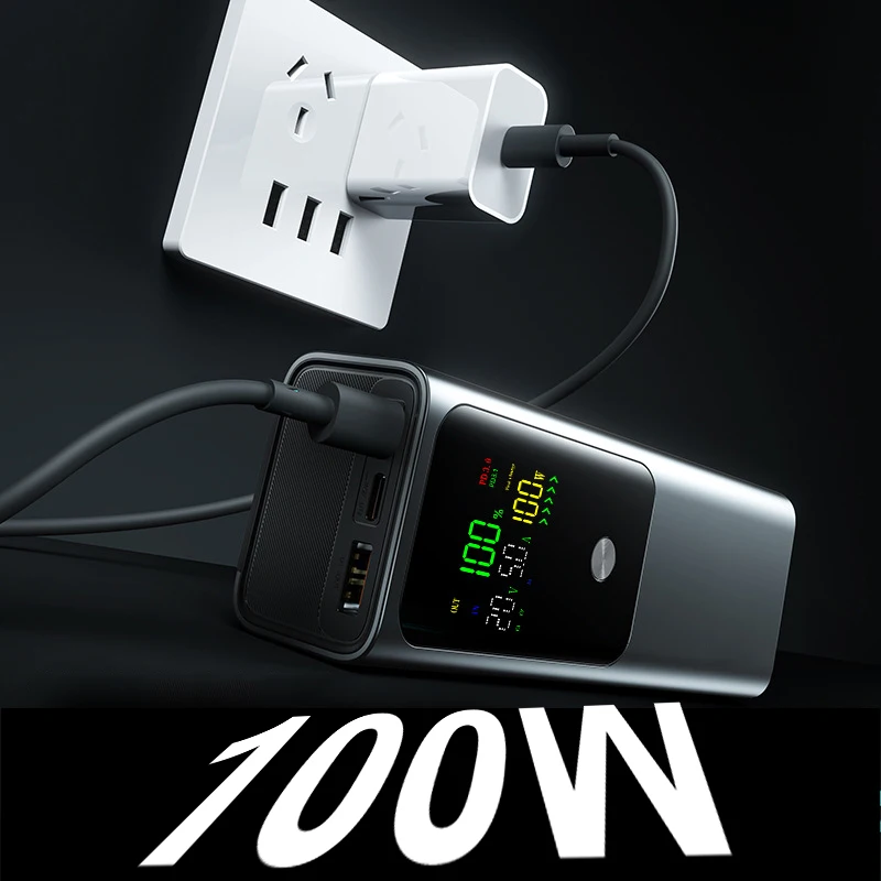 ポータブル充電器 100W 双方向急速充電 20000mAh - Portable Charger 20000Mah のレビューと価格