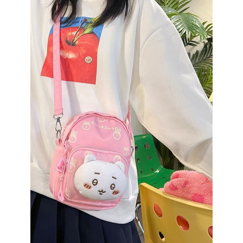 可愛いちいかわミニクロスボディバッグ カワイイハチワレうさぎ - Phone Accessories For Teen Girls のレビューと価格