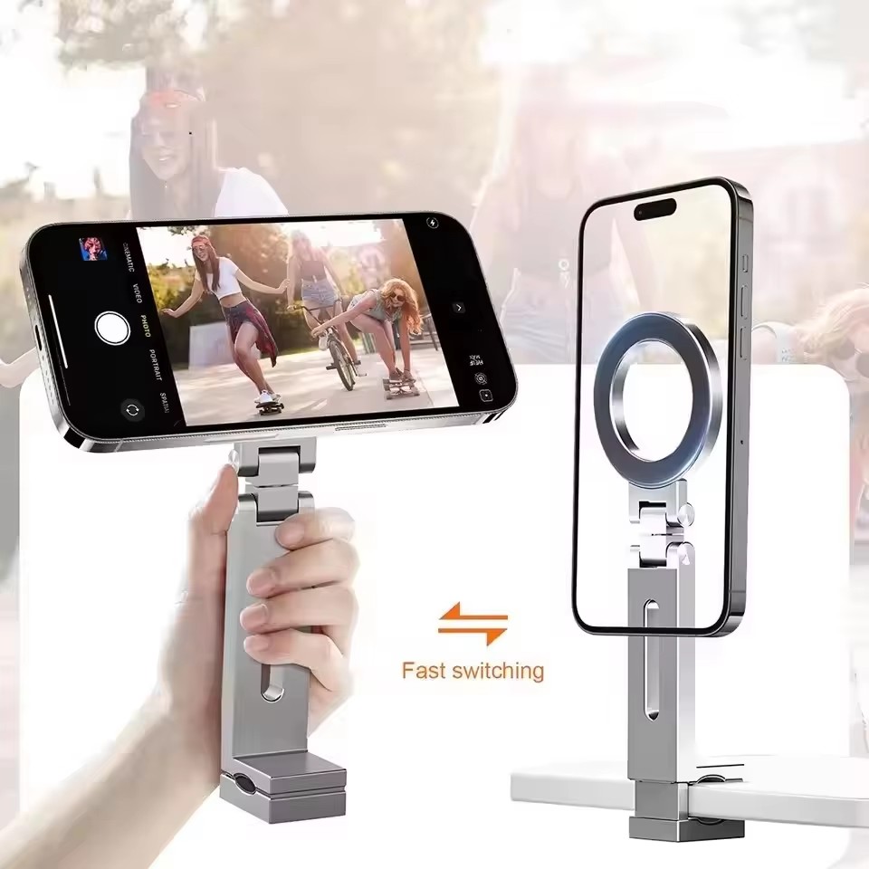 ユニバーサル磁気式スマホホルダー 旅行必需品 フレキシブル回 - Phone Accessories For Travel のレビューと価格