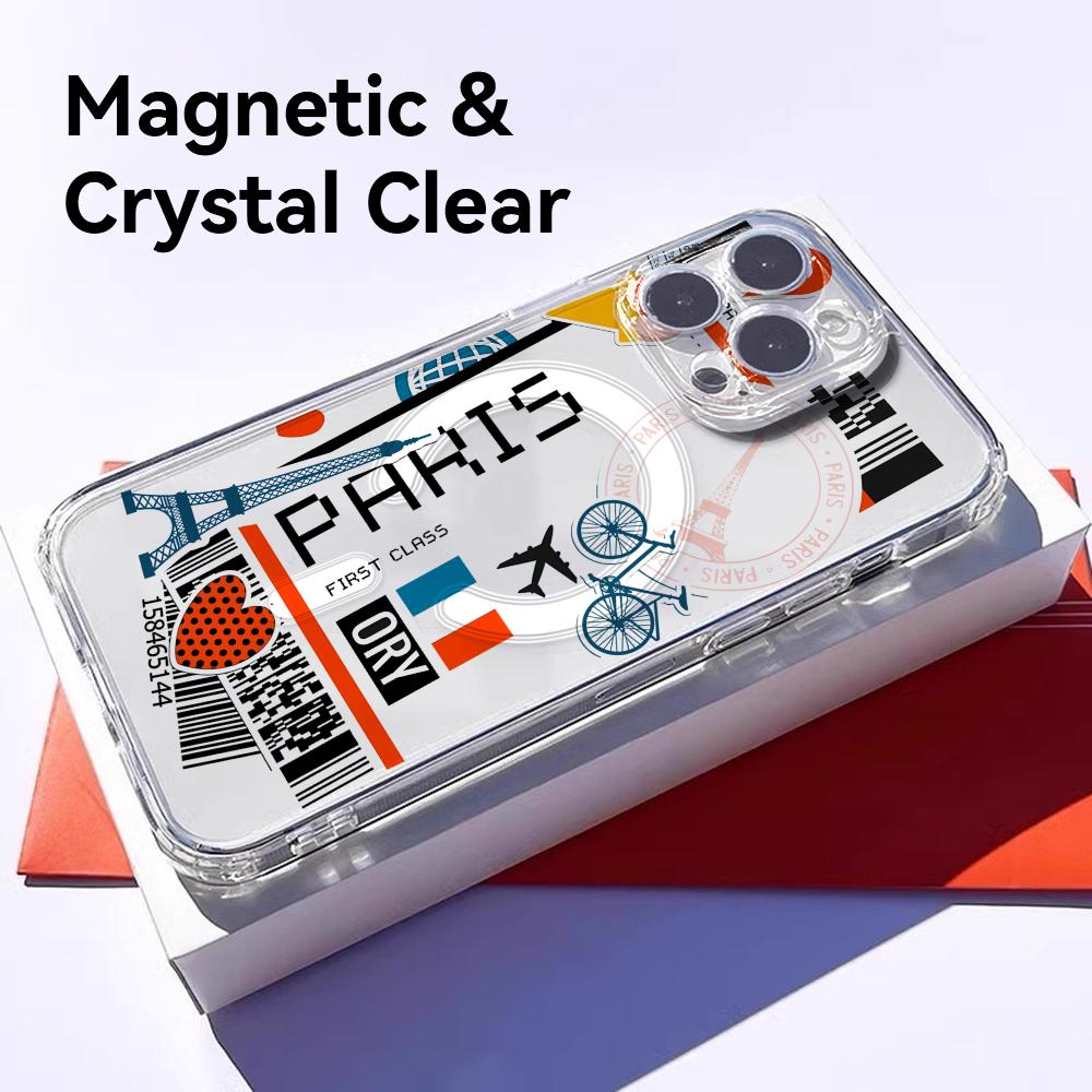 飛行機旅行チケット フランス柄 iPhoneケース iPho - Phone Accessories For Travel のレビューと価格