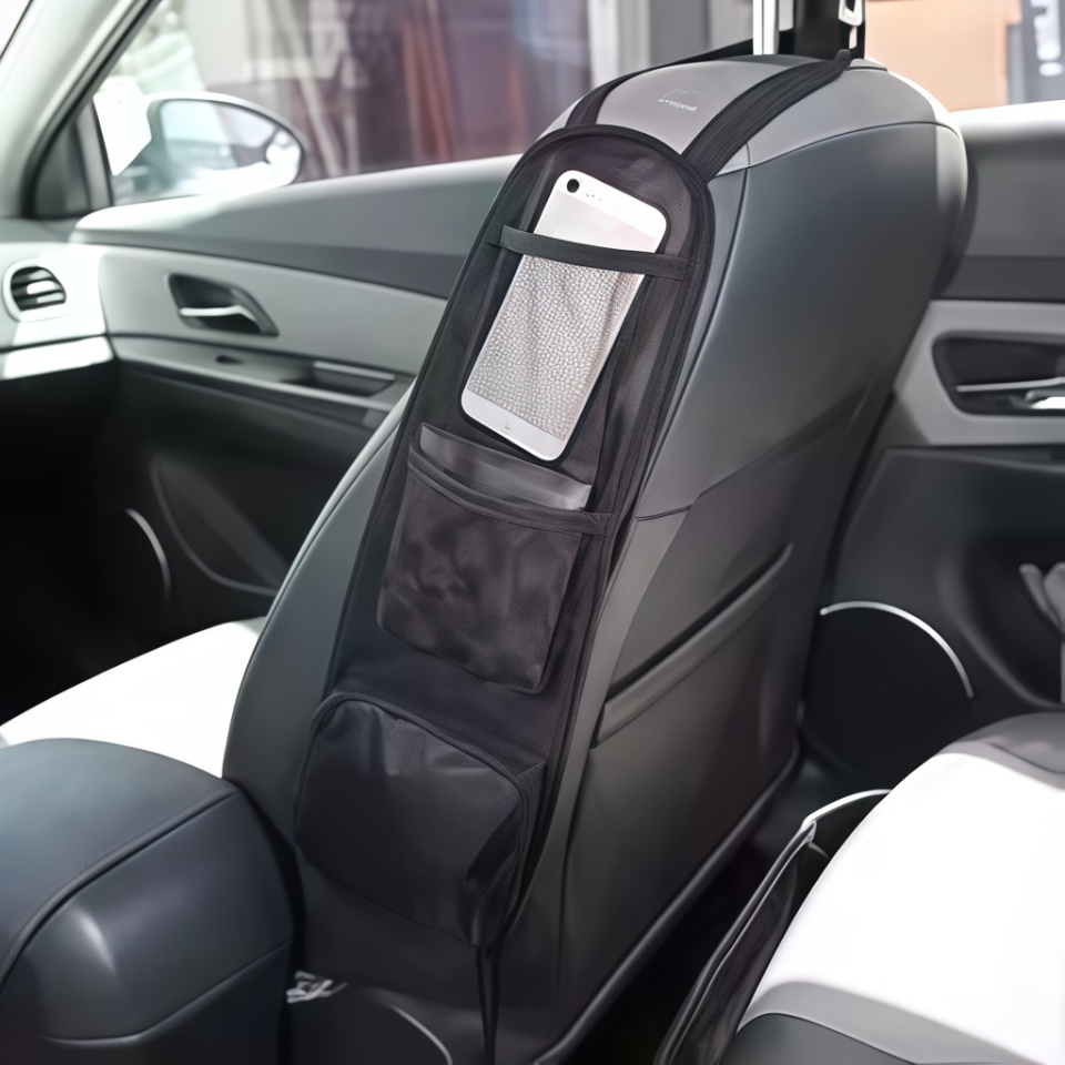 カーシートオーガナイザーポーチ - 水筒、携帯電話、必需品用 - Phone Accessories Organizer のレビューと価格