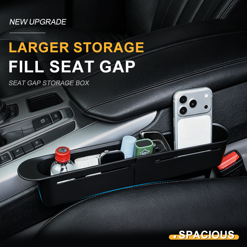 ABS 調整カーシートギャップ収納ボックスユニバーサル自動ス - Phone Accessories Organizer のレビューと価格
