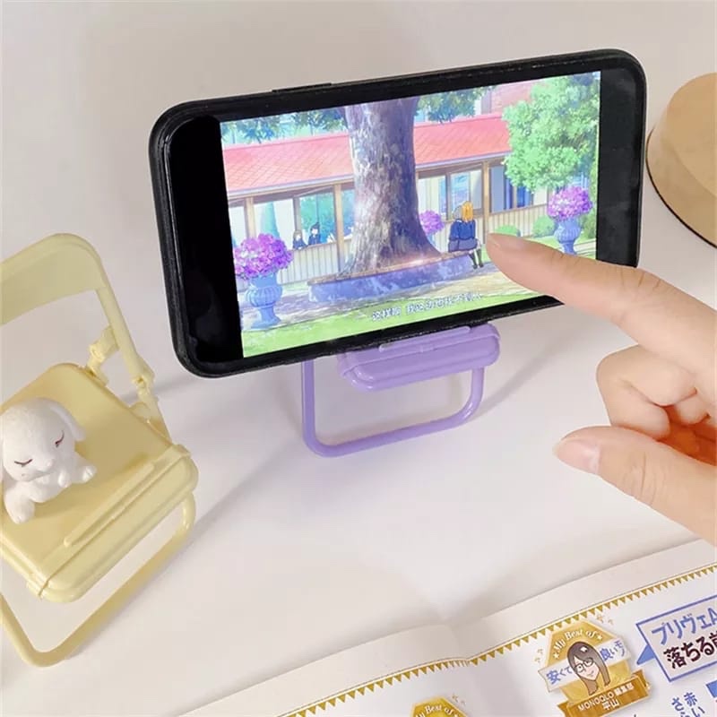 かわいい椅子型スマホスタンド、クリエイティブなデスクオーガナ - Phone Accessories Organizer のレビューと価格