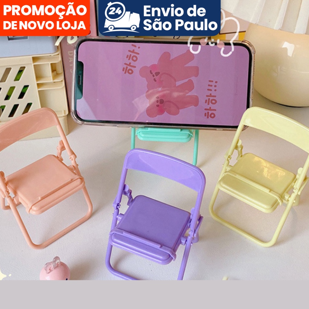 かわいい椅子型スマホスタンド、クリエイティブなデスクオーガナ - Phone Accessories Organizer のレビューと価格