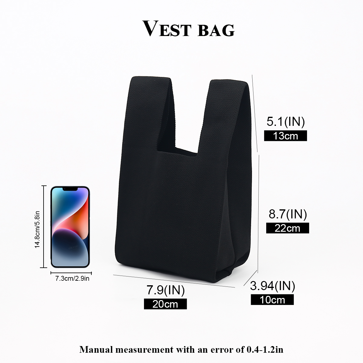 1ピースの無地でシンプルな多用途ハンドバッグ。耐久性があり、 - Phone Accessories Shop のレビューと価格
