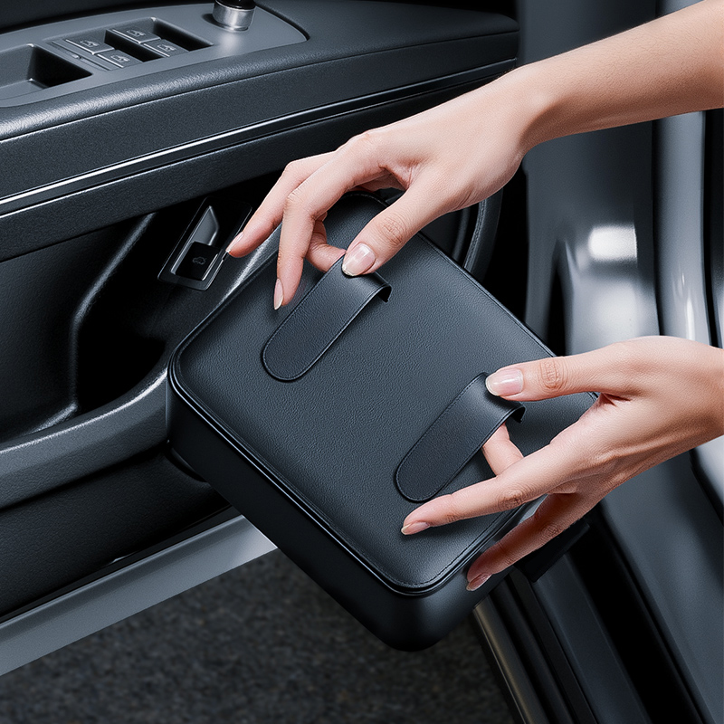 車のドア収納ポケットぶら下げカップホルダーユニバーサル自動車 - Phone Accessories Organizer のレビューと価格
