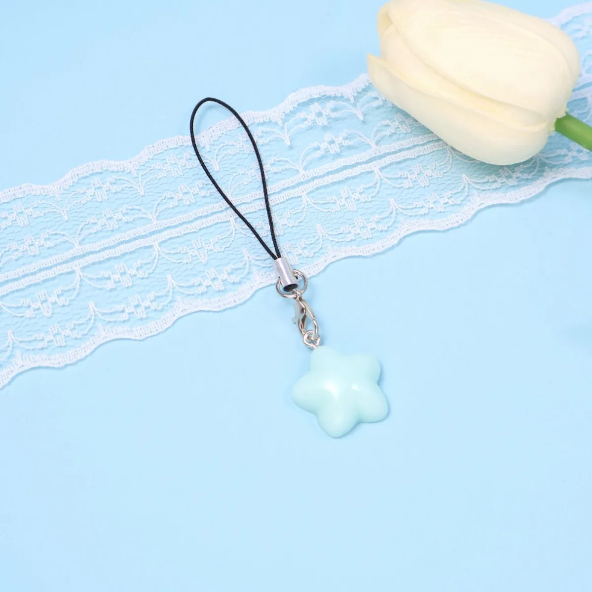 電話チャームアクセサリー パステルスター電話チャーム 樹脂ク - Phone Accessories For Teen Girls のレビューと価格