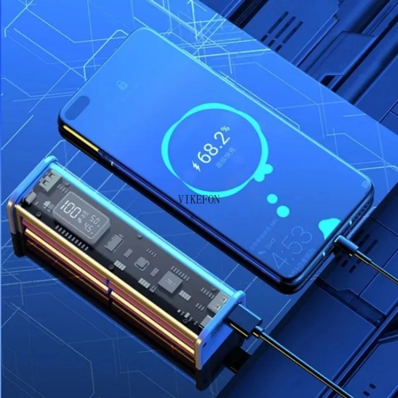 22.5 ワット DIY バッテリー充電器ケース透明 PD  - Portable Charger 20000Mah のレビューと価格