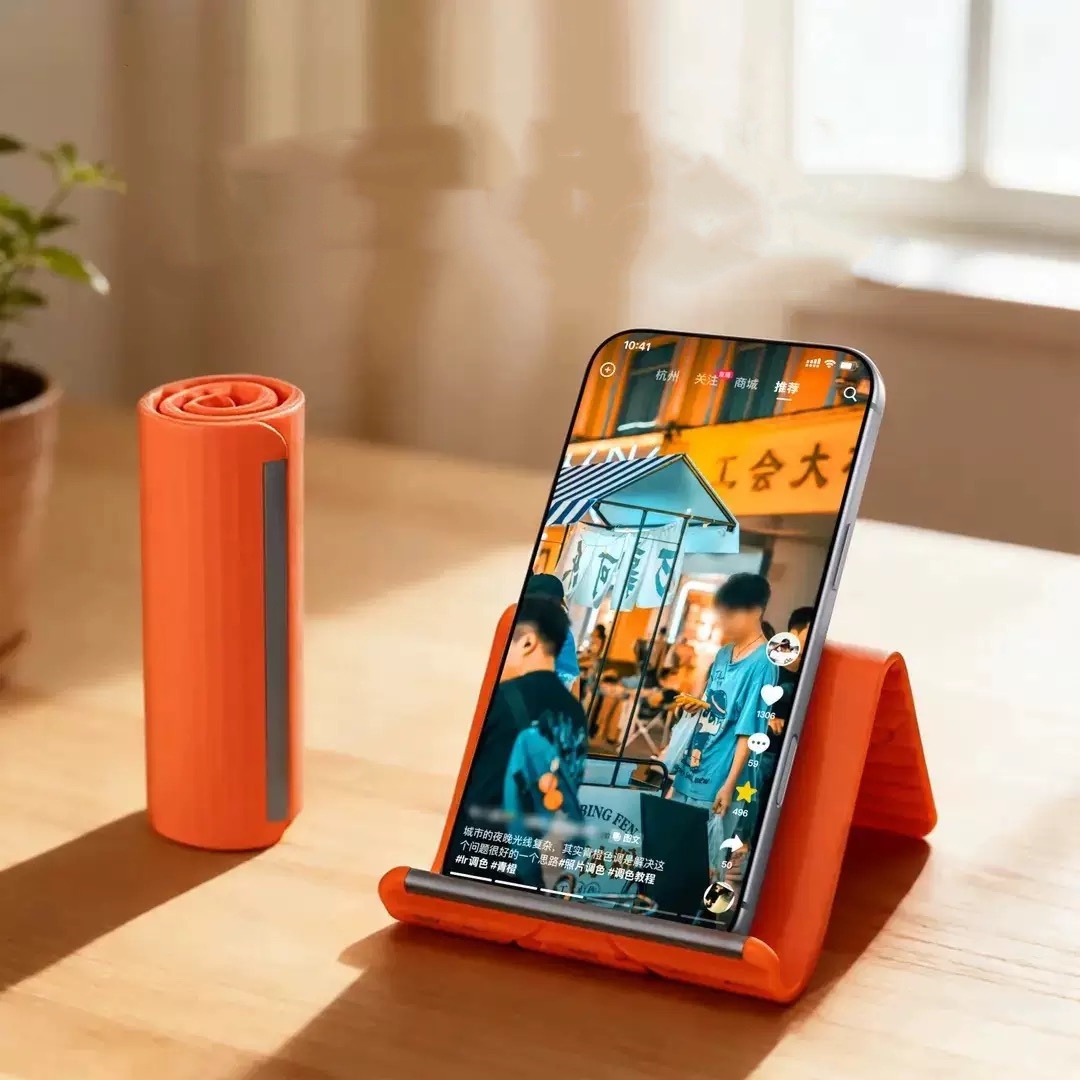怠惰な携帯電話スタンド シリコン製デスクトップタブレット/ノ - Phone Accessories For Travel のレビューと価格